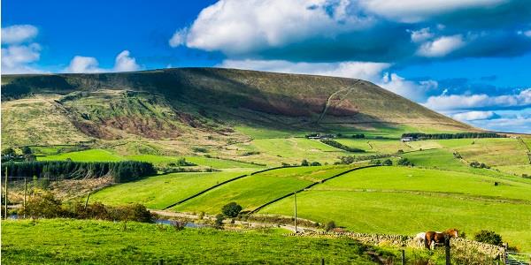 Pendle Hill view after a forest of bowland walk