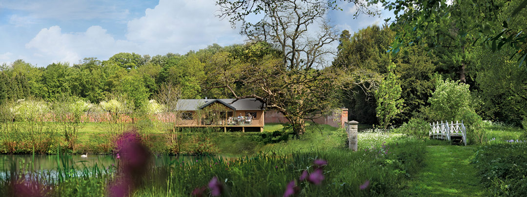 Exton Park glamping site exterior